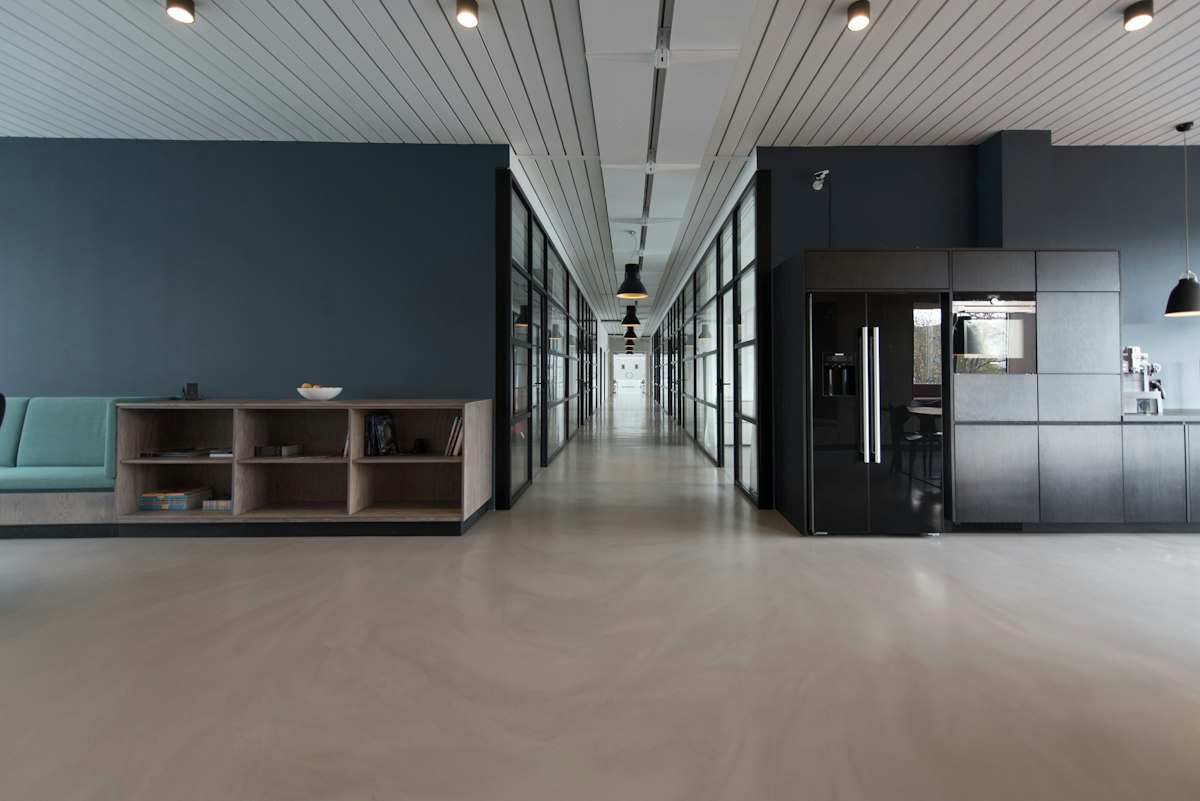Modern professional office workspace representing KTL Networks' collaborative environment
